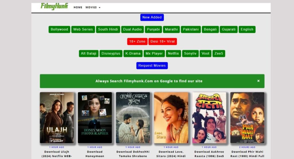 How to Access Filmyhunk